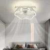 İskandinav Yatak Odası Tavan Sallama Kafa Fan lambası Light Light Lüks Ev Restoranı Elektrikli Chandeli