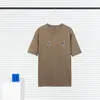 メンズTシャツファッションメンズTシャツ2023バレンカイガティ新しいコットンソフトアンチリンクルレトロ装飾印刷文字カジュアル学生愛好家短袖A01-08