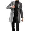 Mens Jackets Long Sleeve Plus Size Winter Coat Lapel Collar Padded Leather Jacket Vintage Thicken Sheepskin Topcoat 231127