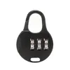 Rund siffra siffra lås nummer kod lösenord kombination hänglås säkerhet resan säker lås för hänglås bagagelås på gymmet