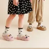 Pantoufle hiver enfants pantoufles Enfant Fille sabots polaire Enfant sabots chaud imperméable antidérapant Fille maison intérieure sandales garçon bébé chaussures 231127