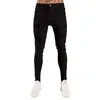 Jeans pour hommes Skinny Men The 2023 Slim-fit Men's Are Ripped And Tethered Punk Clothes