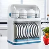 Kitchen Storage Dish Drying Rack Drain Board With Lid Cover Plate Cup