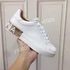 Topp ny designer sneaker casual skor tränare klänning skor herrar läder andas öppen för förändring utomhussport sneakers2023