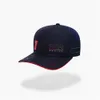 2023 New season men's and women's same style F1 Formula One team racing cap full embroidery team mark baseball cap big head circumference