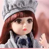 Dolls 30cm BJD Doll Beauty Girl Suit Dress Toys 15 Movable Jointed Princess Make Up Brown Eyes DIY Toy Gift for Girls 230427