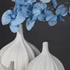 Garrafas decoração acessórios para casa moderno e minimalista moda modelo quarto mobiliário macio branco abstrato garrafa cerâmica livin