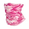 Schals Pink Camouflage Military Bandana Halsmanschette Bedruckter Gesichtsschal Mehrzweck-Stirnband Radfahren Unisex Erwachsene Winter