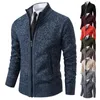 Pulls pour hommes 2023 Mode Hommes Pull tricoté Cardigan Joker Confortable Manteau décontracté chaud 231127