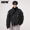Mens Down Parkas IEFB vêtements pour hommes hiver mode coréenne personnalité ample plissé couleur Design coton mâle veste contraste mâle hauts 9A6096 231127