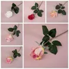 Decorative Flowers 1pc White Red Latex Real Touch Rose 6cm Flower Head Christmas Wedding Decoration Maison Home Decor Artificial