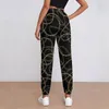 Women's Pants Chain Gold Jogger Woman Vintage Print Streetwear Sweatpants Spring Casual Graphic Trousers Big Size 2XL