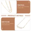 Pendant Necklaces Chain Women Pearl Jewelry Mother's Day Women's Choker Bathroom Decorations Clavicle