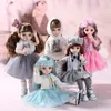 Куклы 30 см BJD Кукла красавица Девушка для девочек -костюм Toys 15 подвижные соединительные принцесса макияж карие глаза DIY Diy Gift для девочек 230427