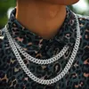 Baguette Chain Cuban Moissanite 925 Silver Hip Hop Vvs Diamond Link
