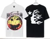 2024 New Summer Hellstar 260g high-quality Pure cotton trendy hip-hop Letter print Short Sleeve O-neck T-shirt Tee Tops Clothing Size S-3XL
