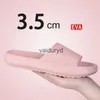 Thuis Schoenen Hete Zomer Vrouwen Zachte Slippers Mode Dikke Platform Badkamer Thuis Mannen Indoor Antislip Antislip Vrouwelijke cloud Kussen Slidesvaiduryd