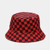 Berety przybycie dwustronne Hats Hats Mężczyźni kobiety Outdoor Sun Shade Panama Busket Ins Hip Hop Wild Tide Cotton Casquestte MZ0185