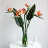 Faux Floral Greenery Large Bird of Paradise Artificial Tropical Flower Faux Heaven Bird Plant for Home Office Garden Decor Flower Arrangement 231127