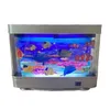 Aquários Simation Ornamental Fish Tank Lâmpada Aquário Mar Vista Pequena Mesa Casa Noite Decoração Desktop 230923 Drop Delivery Garden Dhnro