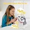 Christmas Toy Supplies Leash Electric Walking Dog Simulation Singing Puppy Barking Plush Baby Craw Learning Toddler Gift 231128