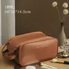 Sacs à cosmétiques à grandes oreilles, sac de maquillage en PU, grande capacité, rangement de voyage, réseau de toilette Portable, rouge, niveau d'apparence élevé