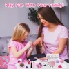 Beauty Fashion Girls Real Makeup Kit Lavabile Princess Play Set Giocattoli per bambini Sicuro Non tossico Finta compleanno per regali 230427