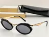 Солнцезащитные очки для мужчин, женщин, мода 693, специальный дизайн, летние авангардные овальные очки, стиль, защита от ультрафиолета, металлические полнокадровые очки, случайная коробка