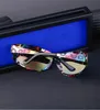 Designer-Sonnenbrillen 2024 Neue Luxusbrillen Europa und Amerika Y2K Cat-Eye-Sonnenbrillen mit Box Herren-Trend-Sonnenbrille in schillernden Farben für Sport, Radfahren, Reiten