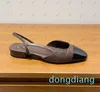 Designer Women Sandals Toe Loop Patent Leather Crocodile Patchwork Fashion Casual Shoes with Box and Dust Bag