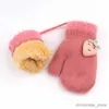 Mitaines pour enfants année bébé gants tricotés avec garçon filles gants chauds enfants automne et mitaines enneigées pour enfant R231128