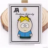 Tecknad tillbehör Soutark Eric Cartman Ass Badge Cartoon AnimationL Brosch Pin Sweet Boy Accessory S006 Drop Delivery Baby, Kids Mate Dhwqu