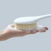 Scrubbers ZhangJi Körperbürste mit langem Griff, SPA-Bürste, Wäscher, Badezimmerzubehör, langer Arm, Duschbürste, Bad, Hautmassagebürsten