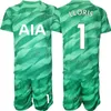 Gardien de but de football pour jeunes hommes de l'équipe du club 40 Brandon Austin Jerseys Set 23-24 Manches longues GK 13 Guglielmo Vicario 1 Hugo Lloris 20 Fraser Forster Kits de maillots de football ReCi