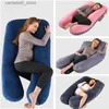 Maternity Pillows U-shaped Pregnant Woman Pillow Waist Protection Side Sleeping Pillow Breastfeeding Leaning Pillow Q231128