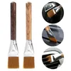 New Car interior details cleaning brush wooden handle air outlet clearance dust removal portable brush cleaning tool