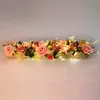 مزهريات واضحة مستطيل أكريليك مزهرية مع غطاء عشاء الزفاف مائدة الأزهار مركزية Morden منخفضة سطح المكتب ديكور المنزل 230428
