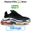 Luxury Triple s Dress Shoes Platform Casual Sneaker triple black white beige green yellow silver red pastel blue Men Women Designer Sneakers Mens Trainers