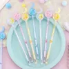 1Pcs Cute Moon Sequins Neuter Pen Treat Kids Birthday Baby Shower Party Favors Wedding Bridesmaid Guest Gift Giveaway Kawaii