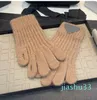 Herbst Winter rosa gestrickte Handschuhe weiche warme Retro Dreieck mentale Handschuhe