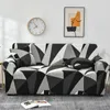 Stoelbedekkingen Geometrie Plaid Sofa Cover Slipcovers Stretch voor woonkamer Elastische bank handdoek 1/2/3/4 zitplaat