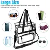 Cadre externe Packs sac fourre-tout transparent pour stade en plastique bandoulière avec sangle réglable étanche Messenger sac à main voyage a 230427