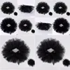 Skirts Skirts Black Baby Girls Fluffy Tutu Skirt Headband Set Born Po Prop Costume Infant Birthday Tle Tutus Outfit For 0-12M 231013 D Dhnjx