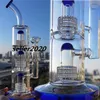 12.9 인치 큰 안경 Bong Hookahs Heady Dab Rigs Glass Water Pipes Heady Glass Oil Water Bongs Ashcatcher