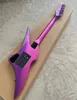 Factory Unusual Glossy Purple Body Electric Guitar with Tremolo Bridge,Offer Logo/Color Customize