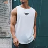 Tanques masculinos tops masculinos verão respirável top gym gym fitness workout camisas sem mangas colete de hip hop slim slim slim tshirt man brand roupas 230427