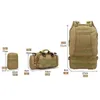 Backpack SEYATULLH 4 in 1 55L Tactical Military Bag Army Rucksack Outdoor Sport Camping Hiking Travel Climbing Mochila 231124