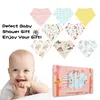 Bibs Burp Cloths Baby Bandana Drool For Drooling And Teething Organic Cotton Gift Set Girls Or Boys Stylish Shower Gifts Drop Delivery Am36U