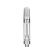 Silber TH205 Keramik Vape Carts 0,5 ml 0,8 ml 1,0 ml Glastank 510 Gewinde Verdampfer Metall Tropfspitzen Mundstück Dicköl Keramik Spulenkartuschen