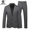 Herenkostuums S-5XL Blazer en broek High-end merk Boutique Mode Gestreept formeel pak Tweedelige set Bruidegom trouwjurk